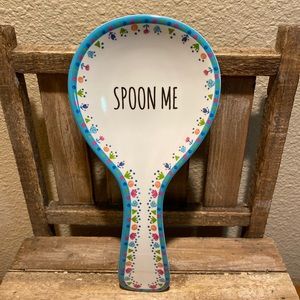 Spoon Me Spoon Rest, Colorful Melamine Spoon Rest, Floral Spoon Rest, Spoon Rest